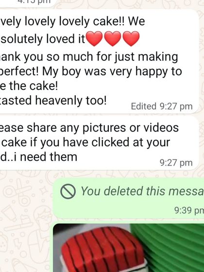 "Lovely lovely lovely cake!! We absolutely loved it." More wonderful words from the client for the Minecraft cake.