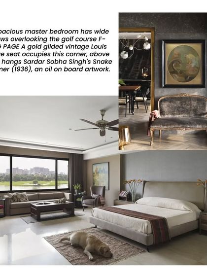 A page from our feature in Elle Decor India for the Catriona Complex apartment. The article highlights the transformation of a typical five-bedroom layout into a vibrant reflection of its young owner.