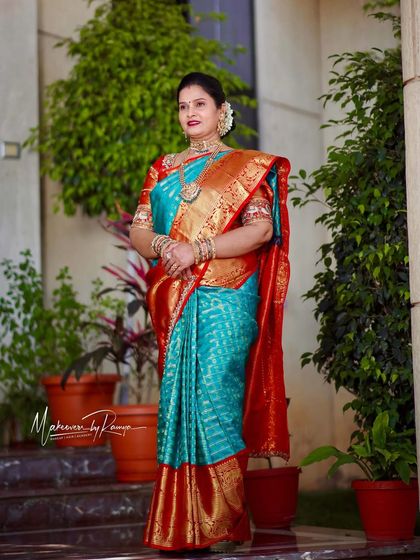 Makeovers by Ramya - Hair Styling & Saree Draping For the Dearest Ones: Moms, Sisters & Guests photo 19