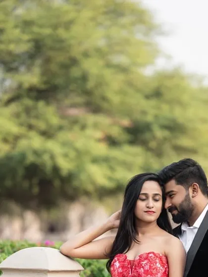 Further images showcasing my collection of modern gowns and lehengas. These photos provide different angles and details of each unique design, from romantic pre wedding shoots to elegant reception looks.