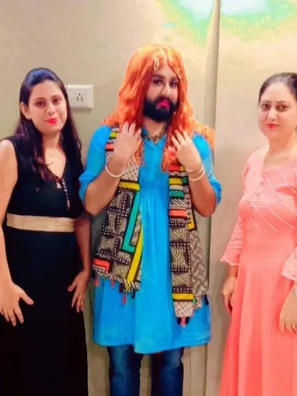 It was such a fun time creating this comedic character look for a vlogger's YouTube channel. This involved applying a full beard and wig to completely change their appearance for a performance. I enjoy collaborating on these fun projects that are all about getting a good laugh.