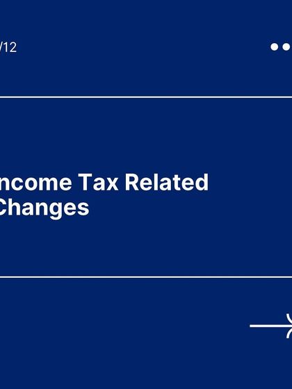 This slide from our budget expectations report focuses on potential income tax related changes. We guide salaried individuals and businesses through every aspect of tax planning.