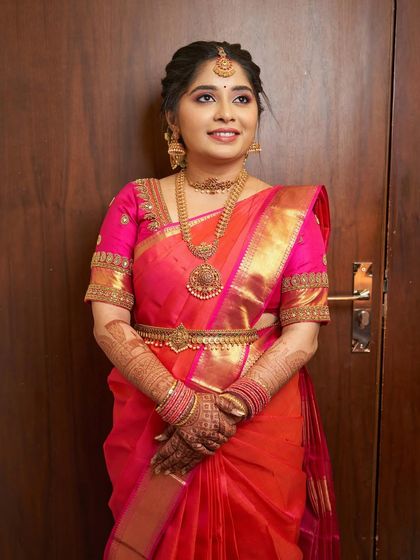 Makeovers by Ramya - Hair Styling & Saree Draping South Indian Wedding Diaries photo 44