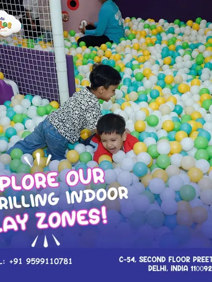 Dive into a world of color and fun in our giant ball pit! It's the perfect spot for kids to jump, play, and let their imaginations run wild in our thrilling indoor soft play zone.