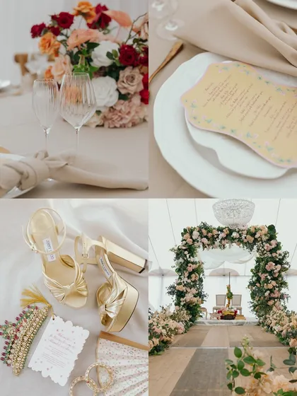 The beauty is in the details. From the floral arrangements and custom stationery to the bride's carefully chosen accessories, I make sure no element of your meticulously planned day goes unnoticed.