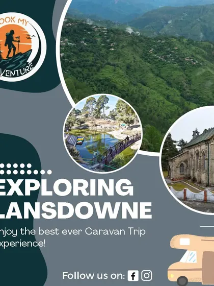 This graphic highlights the key sights of Lansdowne, which you can explore comfortably with our caravan trip experience.