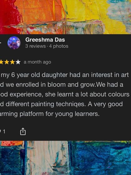 Bloom and Grow - Online Art & Craft Classes What Parents Are Saying photo 31