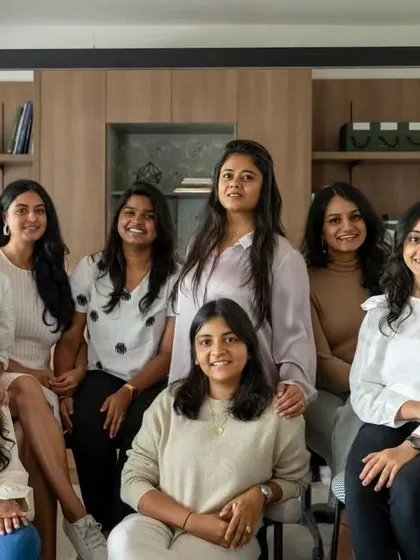 Hello from our family at Ruh! This is the incredible team of women who run from pillar to post, crafting spaces and making the impossible possible. We are so grateful for the energy, passion, and dedication each person brings to the studio every day.