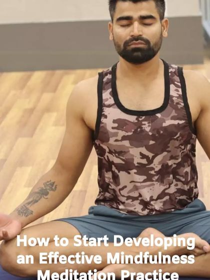 This image highlights the core principle of my teaching: developing an effective mindfulness meditation practice. Even 15-30 minutes a day can significantly reduce stress and improve mental clarity.