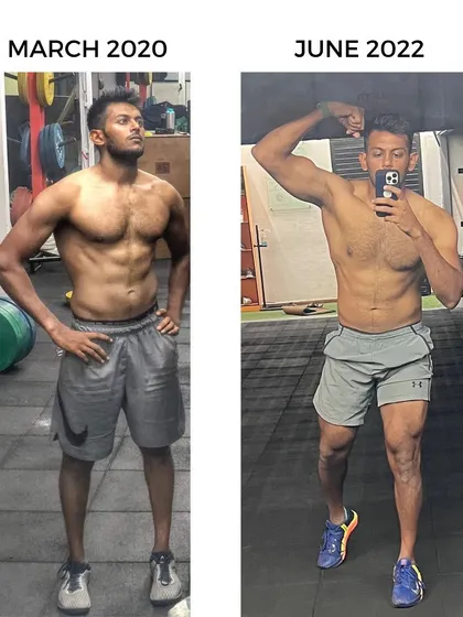 This is my own two-year progress. Muscle growth is slow, and you have to play the long game. I fit into my clothes better and feel stronger. I'm sharing this to show you that real, sustainable change takes time and consistency. Full Power.