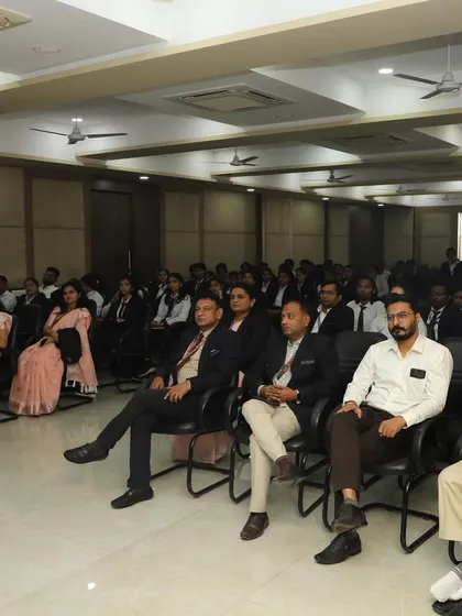 The audience during my expert talk, comprised of students and faculty members.