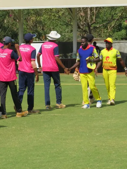 The customary handshake after a competitive match against the Uganda National Team. These experiences are crucial for player development.