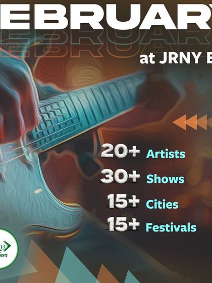 Our February statistics: We managed a packed month with over 30 shows and 20+ artists, covering everything from EDM nights to Bollywood concerts.