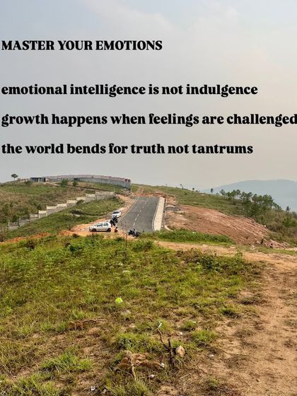 To master your emotions is emotional intelligence. The world bends for truth, not for tantrums.