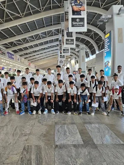 The entire traveling squad for the All India Goa Football Festival 2025. This group photo represents the scale of our commitment to providing national-level exposure.