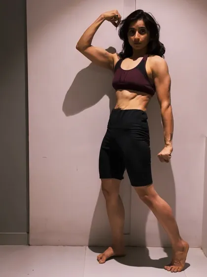 Another shot from my progress check. I believe in being transparent about my own journey, showing the real results of hard work.