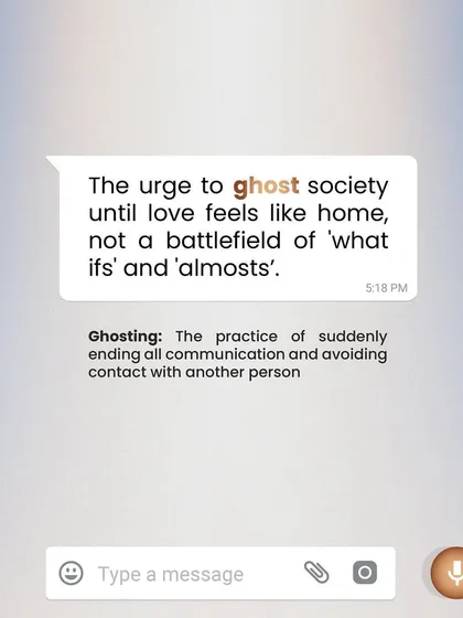 The urge to "ghost" society is real when dating feels like a battlefield. I create a safe space for you to find love that feels like home, not a war of "what ifs."