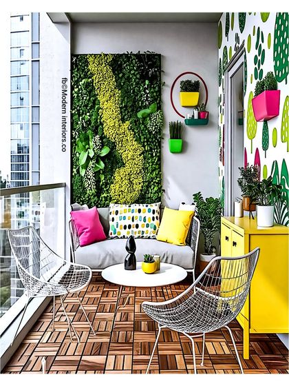 Designing with a Touch of Sweetness - Balcony Makeovers Vibrant & Colorful Spaces photo 4