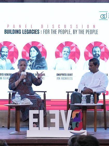 Sharing our insights on a panel discussion about "Building Legacies: For the People, By the People," reinforcing our commitment to community-centric architecture.