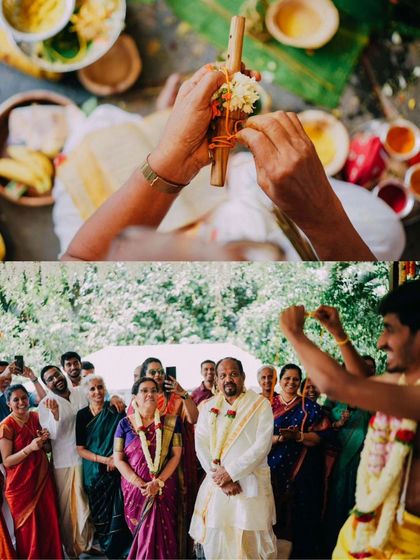 Capturing the details of the rituals and the happy reactions of the family watching the ceremony unfold.