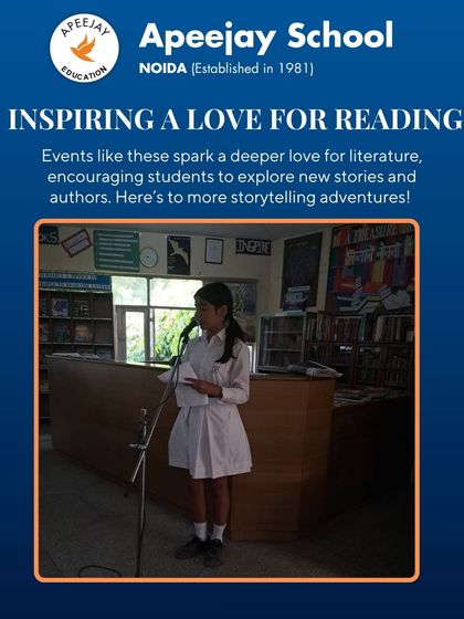 Events like our storytelling sessions spark a deeper love for literature and reading. We encourage students to explore new authors and genres, and this participant is a testament to the confidence gained through such activities.