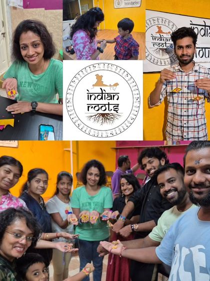 More happy faces from our Rakhi making event. Volunteers and participants, including those with visual impairments, proudly show off the beautiful, eco-friendly rakhis they created together.