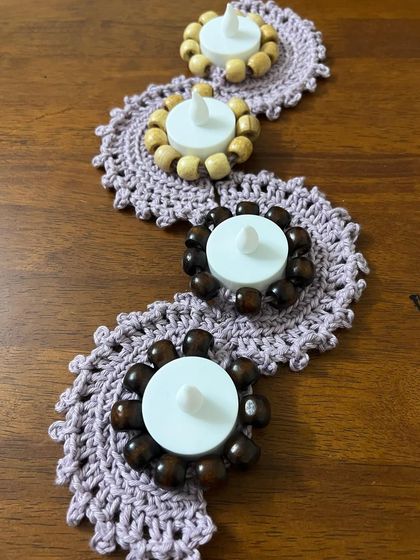 Busy Needles by Utpala Viswanath - Custom Crochet Home Decor Diwali Glow: Handcrafted Lights photo 11