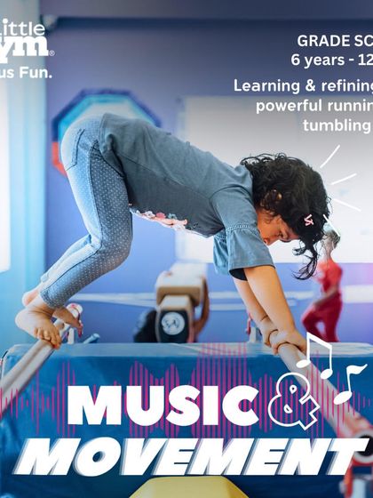 Navigating the bars requires strength, coordination, and problem-solving. This grade schooler is learning to combine these skills, refining her powerful running and tumbling abilities.