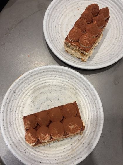 You can never say no to Tiramisu. A sweet end to a perfect meal.