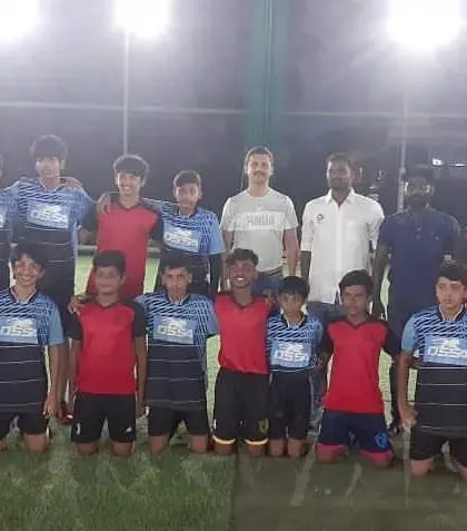 Celebrating our team's achievement as runners-up in our very first tournament. This is a testament to their hard work and the beginning of our journey.