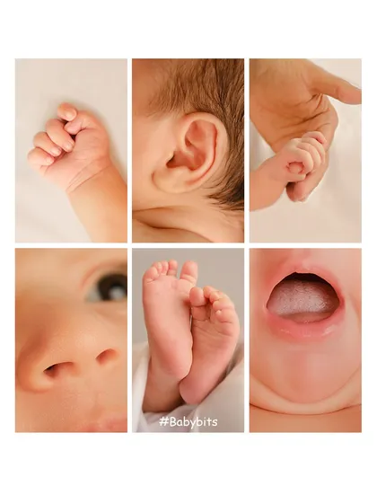 We believe the little things are the big things. This collage showcases our focus on capturing those fleeting details: tiny fingers, perfect ears, and button noses that you'll want to remember forever.