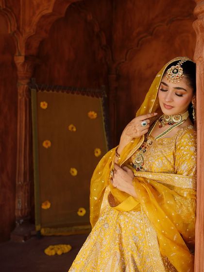 A soft and dreamy portrait. The makeup enhances her features beautifully, creating a look that is both timeless and romantic.