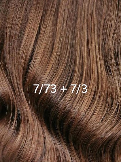 Here is the formula for the caramel brunette. I used a root shadow with Koleston Perfect and a toner with Color Touch for this seamless blend.