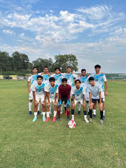 Our U-17 team after their friendly match. Valuable game time and experience for our players.