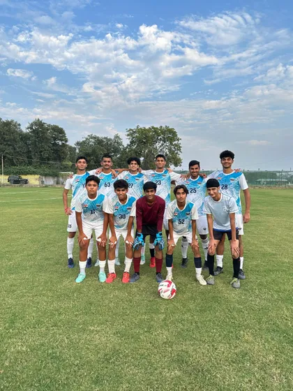 Our U-17 team after their friendly match. Valuable game time and experience for our players.