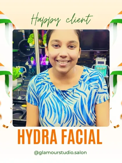 This young client is all smiles after her Hydra Facial. We love helping our clients achieve healthy, glowing skin they can feel confident in.