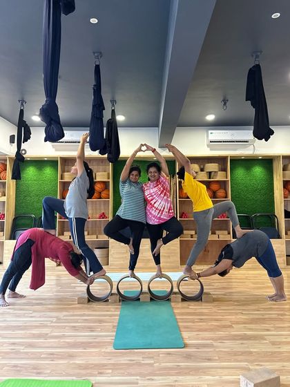 Hamsa Yoga - Group Yoga Classes Yoga with Props: Deepen Your Practice photo 30