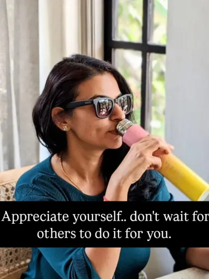 Appreciate yourself. Don't wait for others to do it for you. Finding joy and validation from within is a powerful act of self-care and a key to lasting happiness.