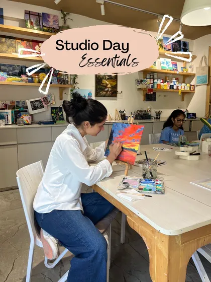 I spent a wonderful day at Alive Studio, playing with clay, paint, and their beautiful art journaling kit. There's something so magical about creating in a dedicated studio space, surrounded by fellow artists.