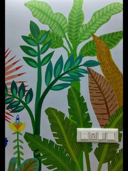 Reshma Shetty - Custom Wall Murals Lush Tropical Murals photo 13
