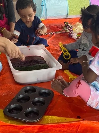 This is a collection of additional photos from my events. They show more of the setups, materials, and happy children in action.