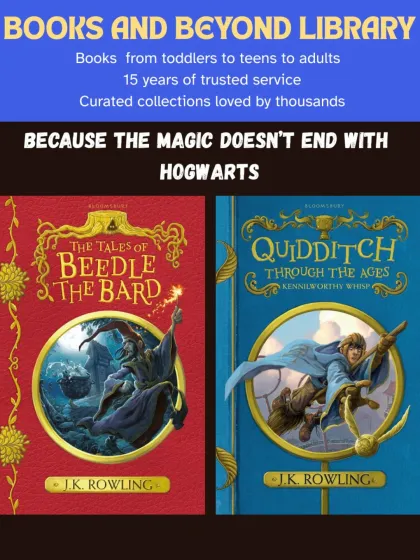 The magic doesn't end with Hogwarts. Dive deeper into the wizarding world with "The Tales of Beedle the Bard" and "Quidditch Through the Ages." These companion books are must-reads for any Potterhead.