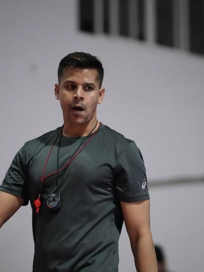 With the pre-season behind us, the rubber meets the road. A candid shot during a training session, focused and ready for the work ahead.