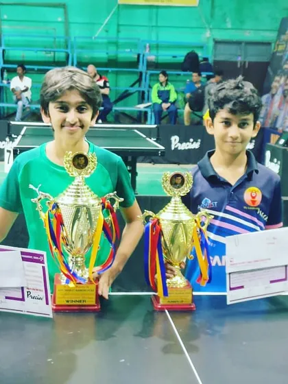 Aayan Athar and Aakarshan Yadav dominating the Under-11 Boys category at the 2nd State Tournament in Nagpur, finishing as champion and runner-up.