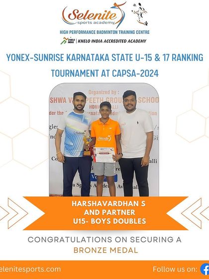 Selenite Sports - High Performance Badminton Training Our Champions' Podium Finishes photo 72