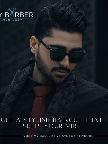 Get a stylish haircut that suits your vibe. Whether you want something classic or modern, our barbers in Mysore will craft a look that's perfect for you.
