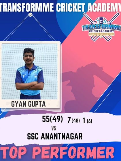 Transform Cricket Academy - Advanced Competitive Cricket Training The Record Breakers: Individual Player Achievements photo 23