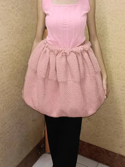 The Maloi Skirt pattern was a joy to test due to its incredibly unique 3-in-1 design. I tested all variations, including this fun bubble skirt, providing feedback on the instructions for transforming the garment. This ensures that future makers can confidently create all three beautiful styles.