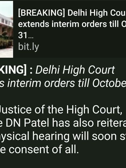 During the pandemic, the Delhi High Court took proactive steps to manage its caseload, including extending interim orders. This update was crucial for litigants, ensuring that their legal protections remained in place while physical hearings were suspended.