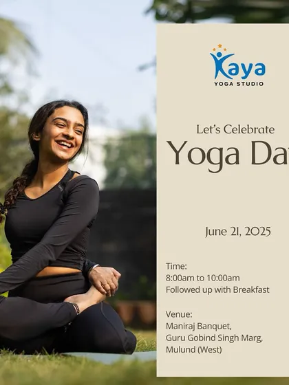 An invitation to celebrate Yoga Day with us! We host special events like this to bring our community together for practice, connection, and a healthy breakfast.